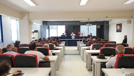 Başkan Çiçek Muhtarlarla Buluştu