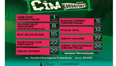 Çim Konserleri 1 Temmuz’da başlıyor