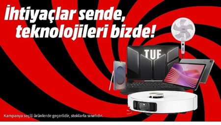 “İhtiyaçlar Sizde, Teknolojileri MediaMarkt’ta”   Kampanyası ile teknoloji alışverişinin tam zamanı!