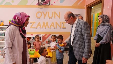 Başkan Pekyatırmacı Çocuklarla Bir Araya Geldi