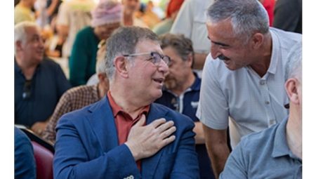 Başkan Tugay Aliağa’da aşure lokmasına ortak oldu