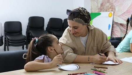 Bu atölyede çocuklara özgüven aşılanıyor