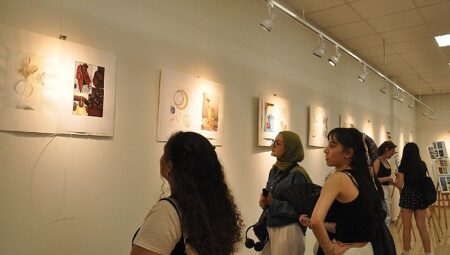 EÜ’de “Resim ve Desen” sergisi sanatseverlerin ilgi odağı oldu