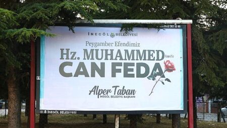 İnegöl Belediyesi’nden Duygulandıran Mesaj: “Hz. Muhammed (Sav)’e Can Feda”