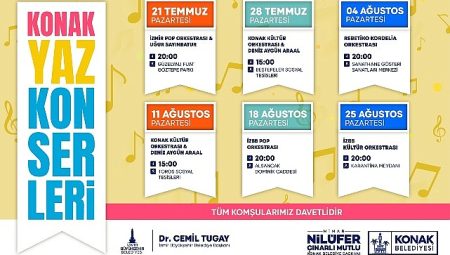 Konak Yaz Konserleri başlıyor