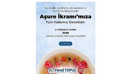 Milas Belediyesi Aşure İkramı Yapacak