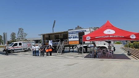 Osmangazi’de gerçek gibi deprem eğitimi