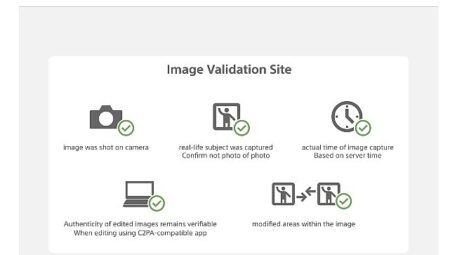 Sony, Haber Kuruluşları İçin Geliştirilen Kamera Kimlik Doğrulama Çözümüne “Camera Verify” Özelliğini Ekledi