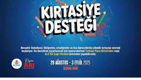 “Kırtasiye Desteği” İçin Başvurular Başladı