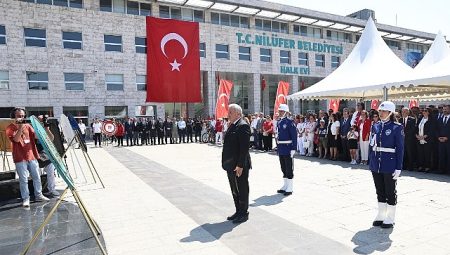 Nilüfer’de Zafer Bayramı’nın 103’üncü yılı kutlandı