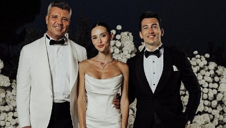 Sadettin Saran’ın kızı Lal Saran, Tolga İrdem ile Assos’ta Evlendi