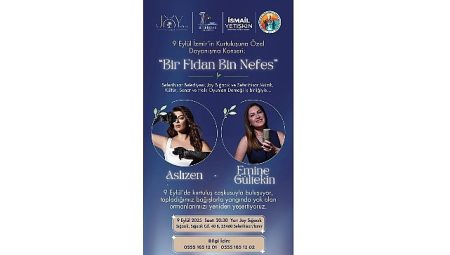 9 Eylül’de Seferihisar’da dayanışma konseri: “Bir Fidan Bin Nefes”