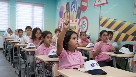 Geleceğin bilinçli sürücü ve yayaları yetiştiriliyor