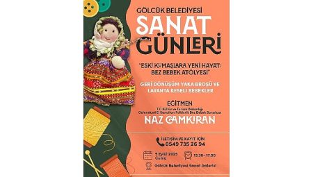 Gölcük’te Sanat Dolu Bir Geri Dönüşüm Etkinliği: Bez Bebek Atölyesi