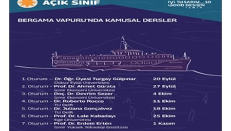 İyi Tasarım/Good Design İzmir_10’a doğru ilk durak: Kamusal Dersler