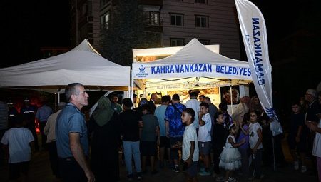 Kahramankazan Belediyesi’nden Mevlit Kandili’nde Lokma İkramı
