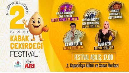 Nevşehir Belediyesi Geleneksel Kabak Çekirdeği Festivali Başlıyor