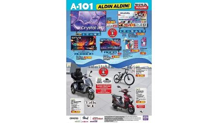 Yeni Nesil Mobilite Ürünleri 18 Eylül’de A101 Mağazalarında