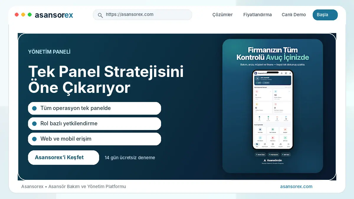 asansör takip programı
