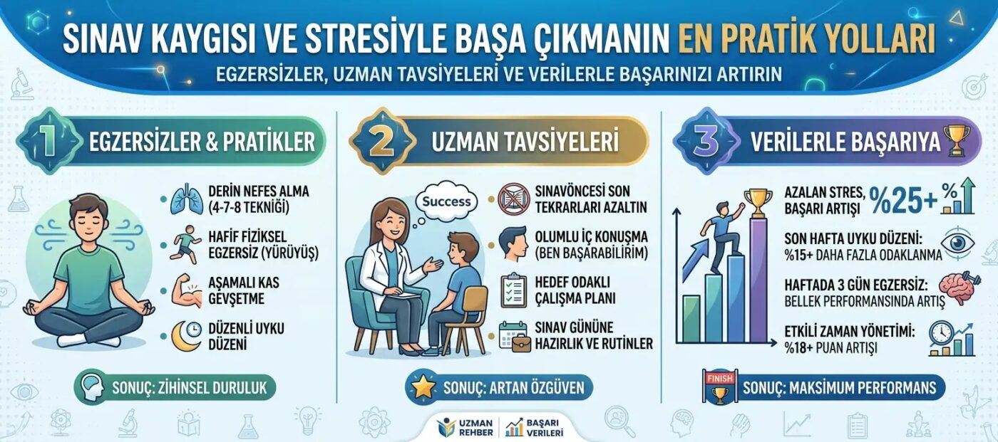 sınav kaygısını yenmenin yolları