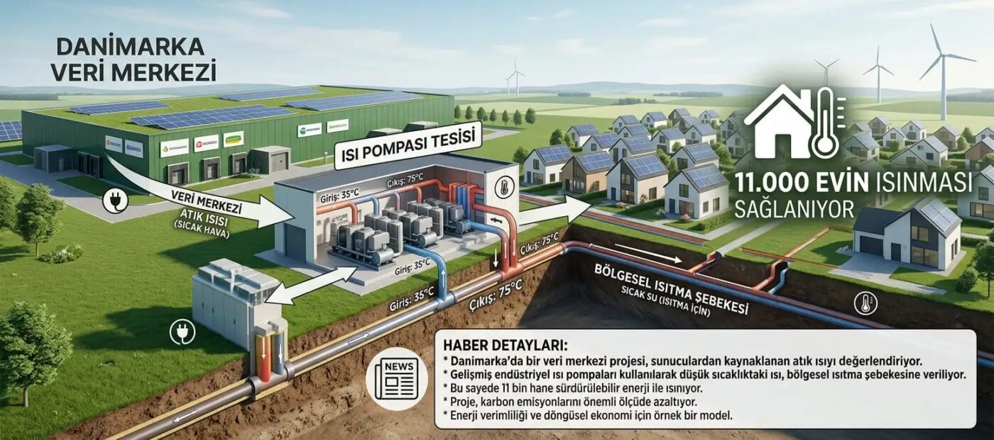 veri merkezleri atık ısı